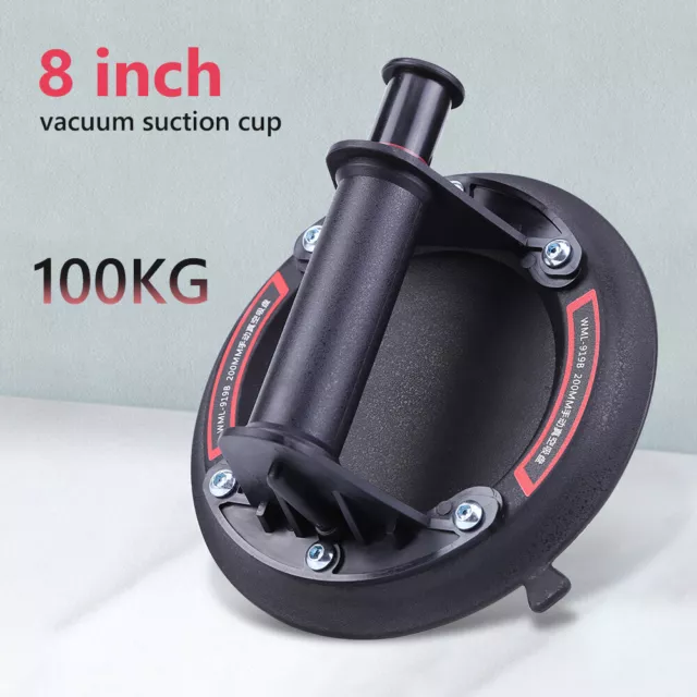 fr 8 Inch Air Pump Suction Cup Large Bearing Capacity for Powerful Heavy-Duty Gl