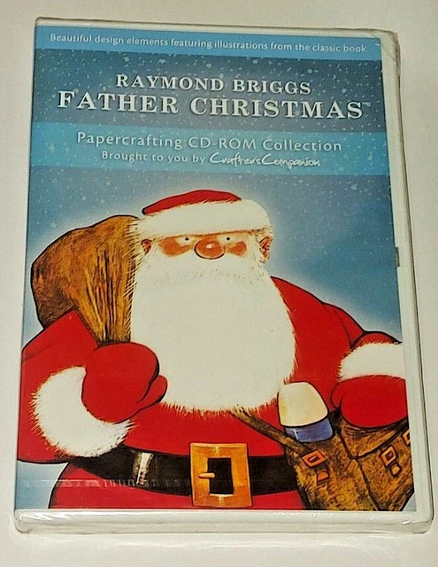 CD-ROM Crafters Companion Raymond Briggs Papá Noel - Totalmente Nuevo Sellado
