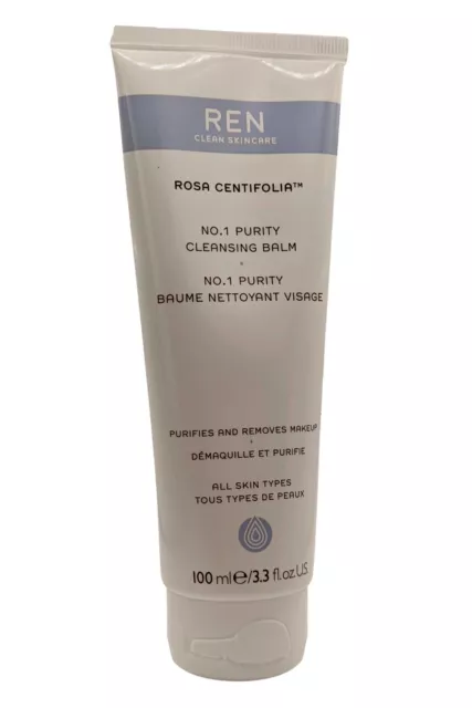 Ren Clean Skincare Rosa Contifolia Reinigen Balsam 100ml Gesicht Alle Arten