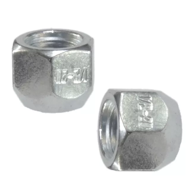 20 Piece Open End Lug Nuts | 1/2" X 20 Thread Pitch | Forged Steel Zinc Plated