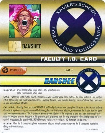 BANSHEE ID CARD - Limited Edition ID Card 2018 Convention Exclusive NM ...