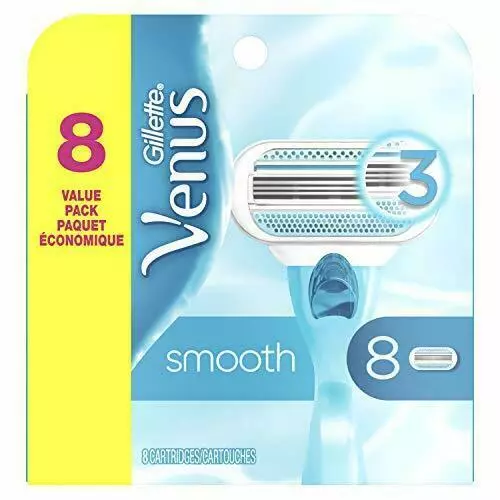 LOTE DE 3 cartuchos de recarga de navaja Gillette Venus para mujer 24 TOTAL
