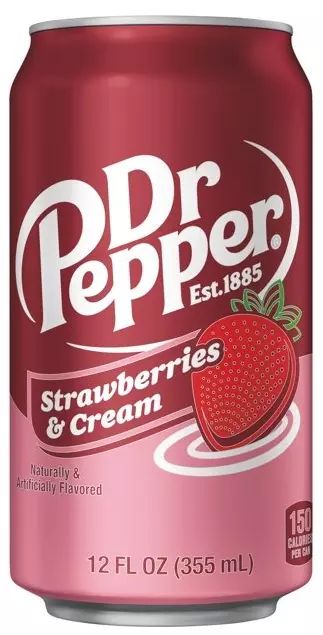Dr. Pepper USA Strawberries & Cream (24 x 0,355 Liter Dosen)
