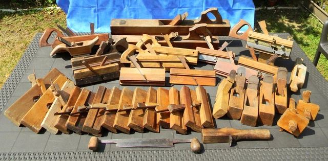 Lot D'outils Anciens De Menuiserie - Occasion Fonctionnelle - Outils Vintage