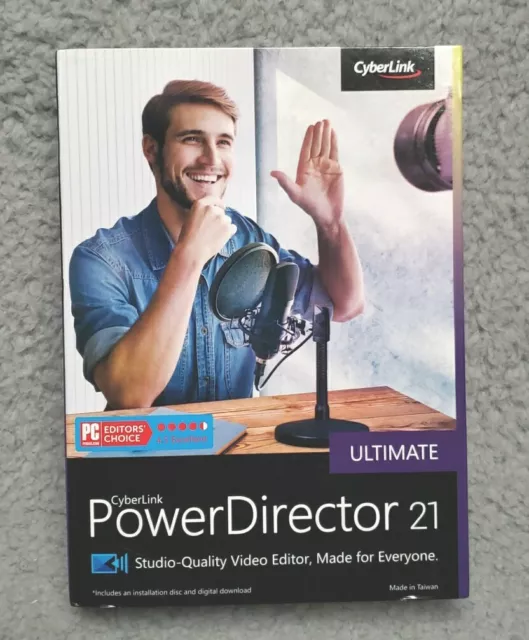 CyberLink Ultimate PowerDirector 21 Editor’s Choice Factory Sealed