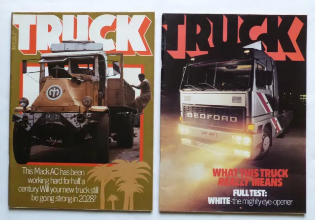 2 x TRUCK Magazine: November & December 1978. Please see Pictures for Content.