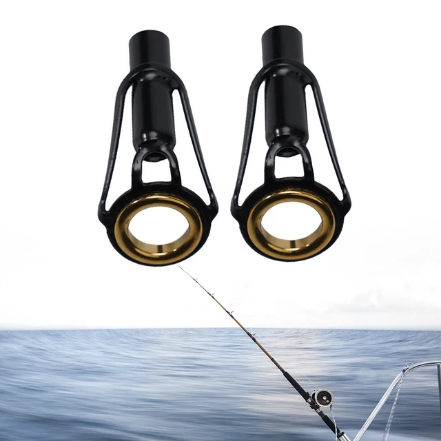 Kit Réparation Pointe Canne à Pêche - 6 Embouts Inox - Pour Cannes 6-10 Mm | Anneaux Guides Inclus