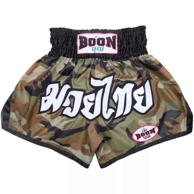 Boon Camo/Green Muay Thai Shorts