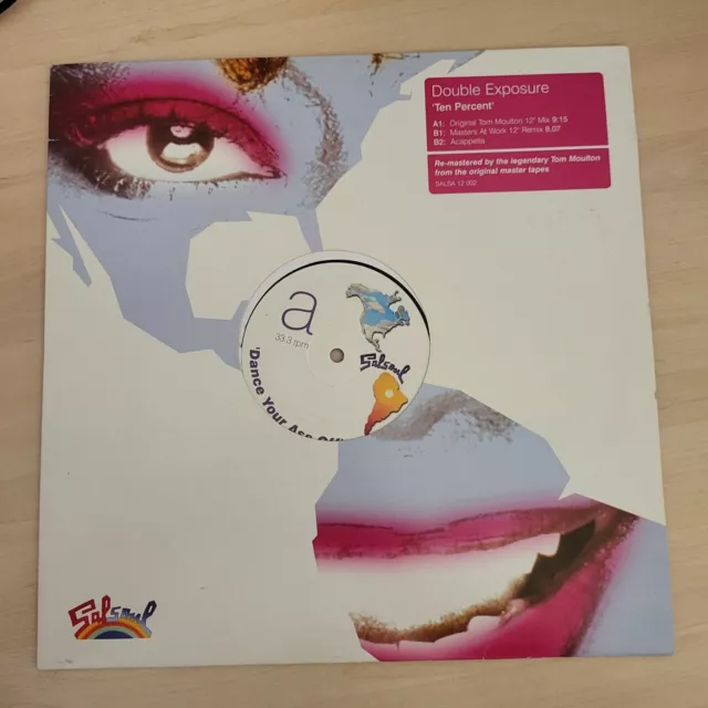 Double Exposure ‎– Ten Percent - 12" Vinyl - SALSA 12 002 - VG / EX