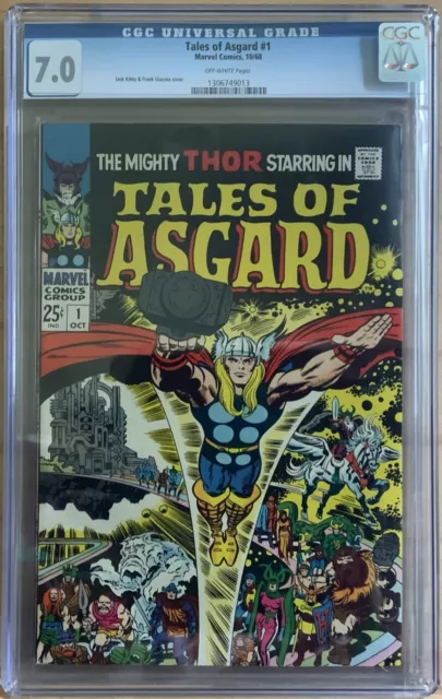 Tales of Asgard #1 Classic Kirby Thor Stories CGC 7.0 Marvel 1968.