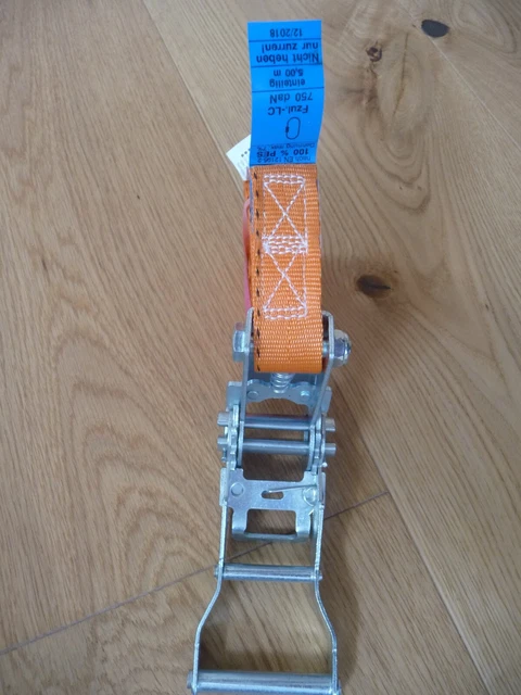Spanngurt mit Ratsche /25 mm x 5 m – einteilig - Zurrgurte