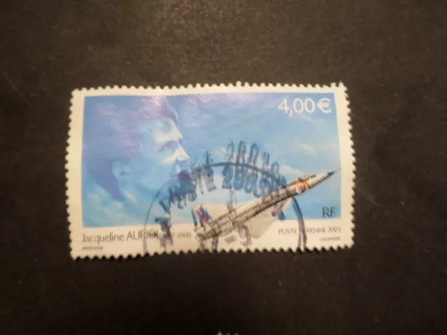 Frankreich 2003 Briefmarke Post Luft 66, Flugzeug Auriol, Entwertet