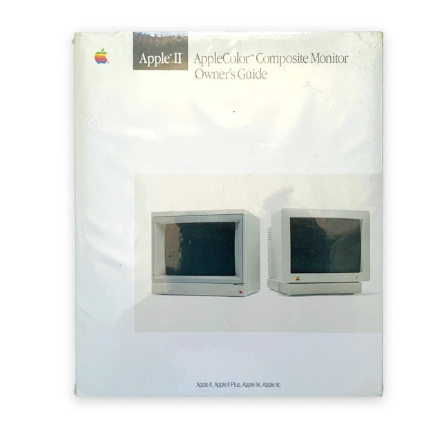 VTG Apple II AppleColor Composite Monitor Owner’s Guide Sealed