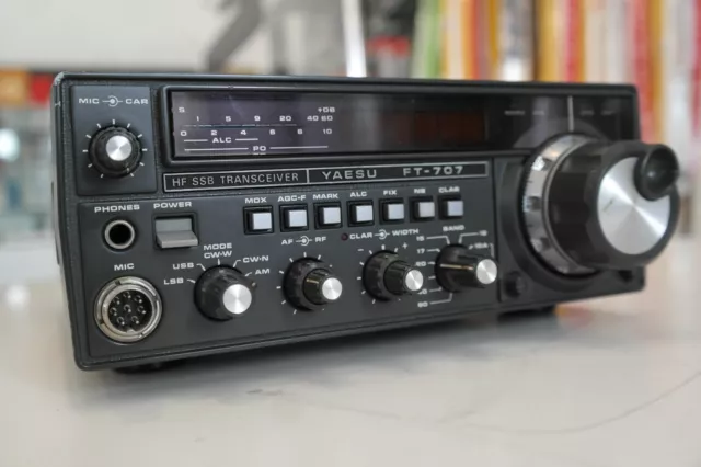 Yaesu FT707 HF SSB AM CW Transceiver - Vintage Yaesu Transceiver - RW