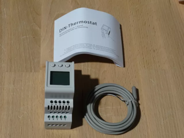 Thermostat universel Etherma 39334 pour installation de distribution avec affichage numérique 2