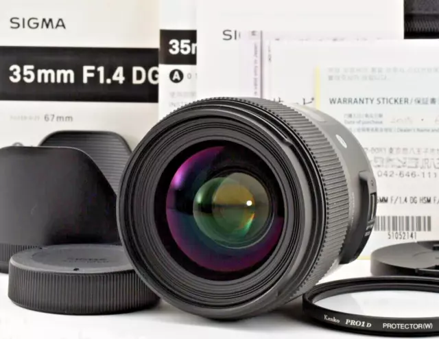 [Near Mint] Sigma Art 35mm f/1.4 DG HSM Lens for Canon EF mount From Japan #137