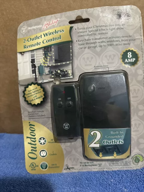 New Westinghouse Outdoor Wireless Remote Control with Key 28070 AWG 18/3  SJTW