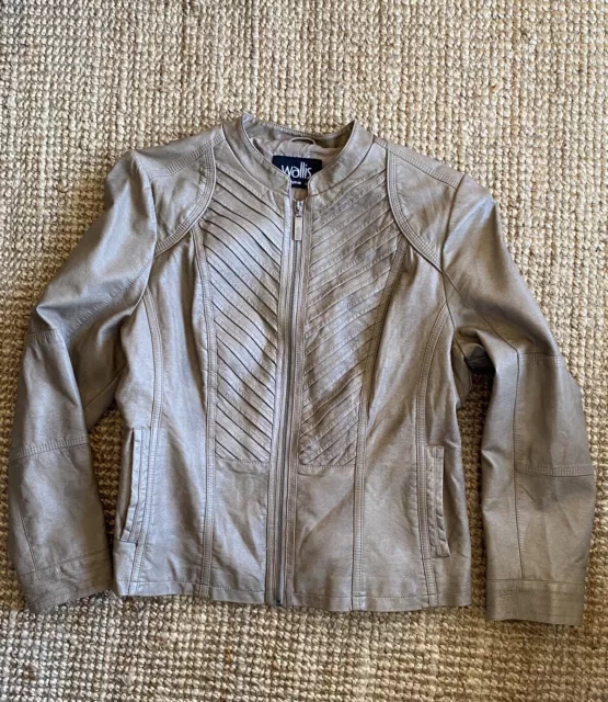 Wallis tan deals biker jacket