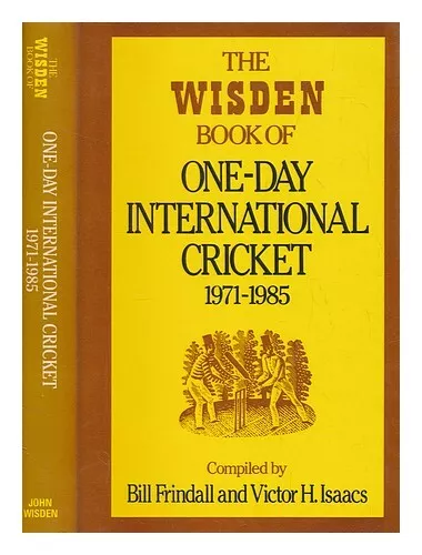 FRINDALL, BILL (1939-2009) The Wisden book of one-day international cricket, 197