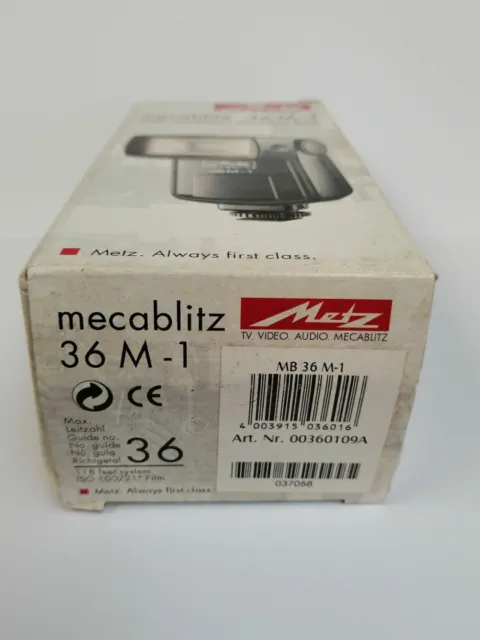 Metz mecablitz 36 M-1 Zoom Flash For Film Camera ( Universal )