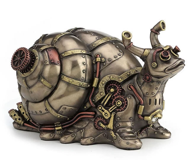 Steampunk GIANT LAND SNAIL TRINKET BOX WU77388A4