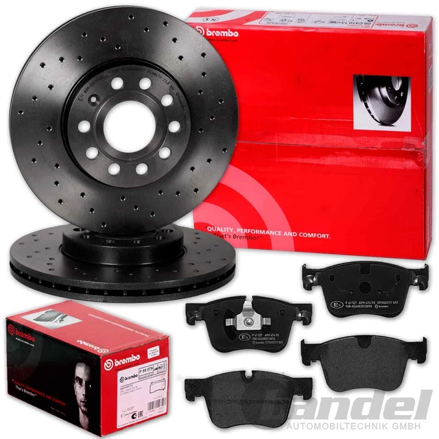 DISCHI FRENO BREMBO 304mm + PASTIGLIE ANTERIORI per PEUGEOT 308 2 II berlina + SW / station wagon