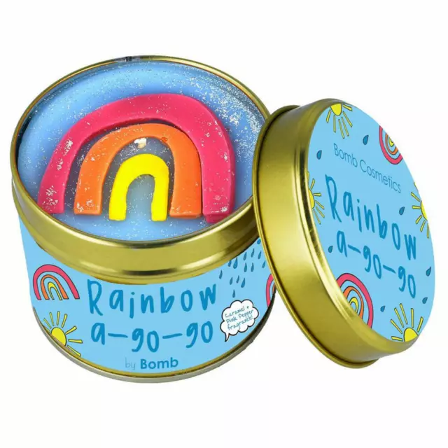 Bomb Cosmetics Bougie parfumée Scent Stories en boîte Rainbow a-go-go, Bougie...