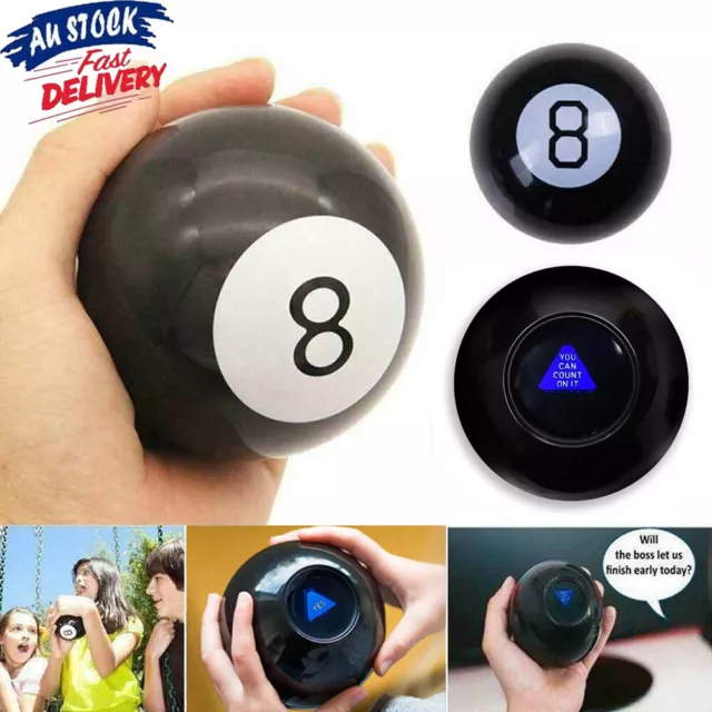 1-4X Retro Magic Mystic 8 Ball Decision Make Fortune Telling Cool Toy Fun Gift