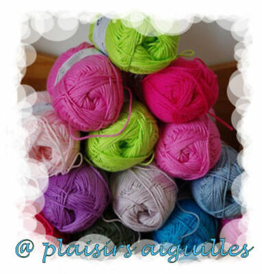 MULTICO 2 pelotes de COTON PHIL MULTICO  SABLE neuves 