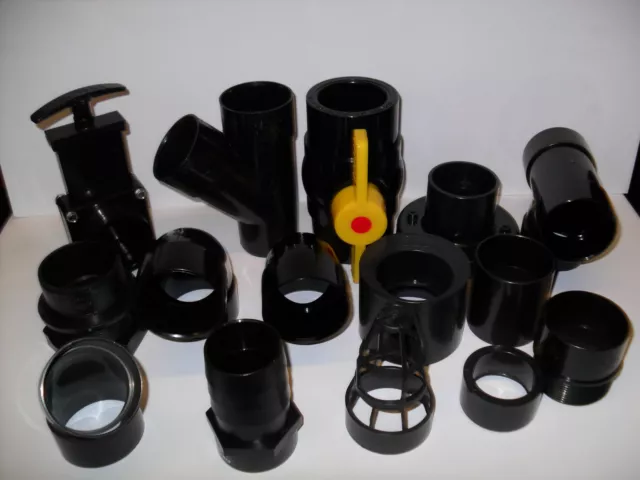 2" Solvent Weld Pipe Fittings. Koi Fish Pond Filter