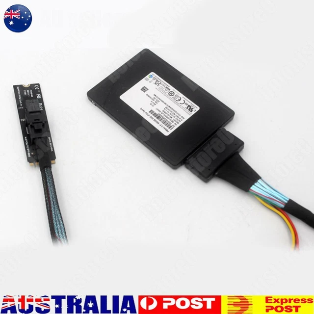 - M.2 NVME To U.2 Converter Card Mkey PCIeX4 M.2 PCIe To SFF8643 (Horizontal)