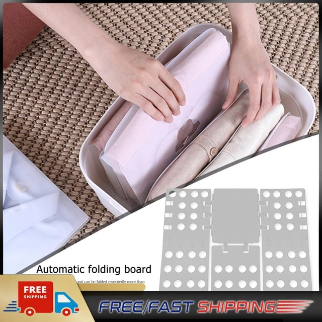 Supporto Abbigliamento Plastica Organizzatore Indumento Pieghevole Scheda Indumento Strumenti di Stoccaggio (Grigio)