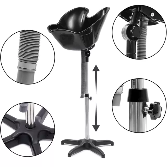 Haarwaschbecken Mobiles Friseursalon Haus Rückwärtswaschbecken Shampoo Basin DHL
