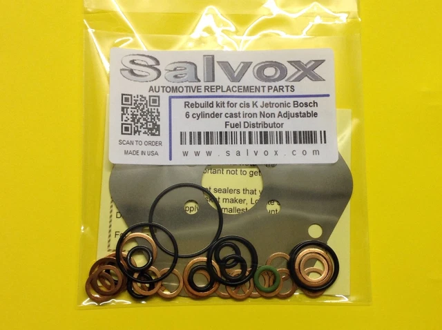 Porsche 911 2.7 S Carrera rebuild kit for Bosch Fuel Distributor 0438100006