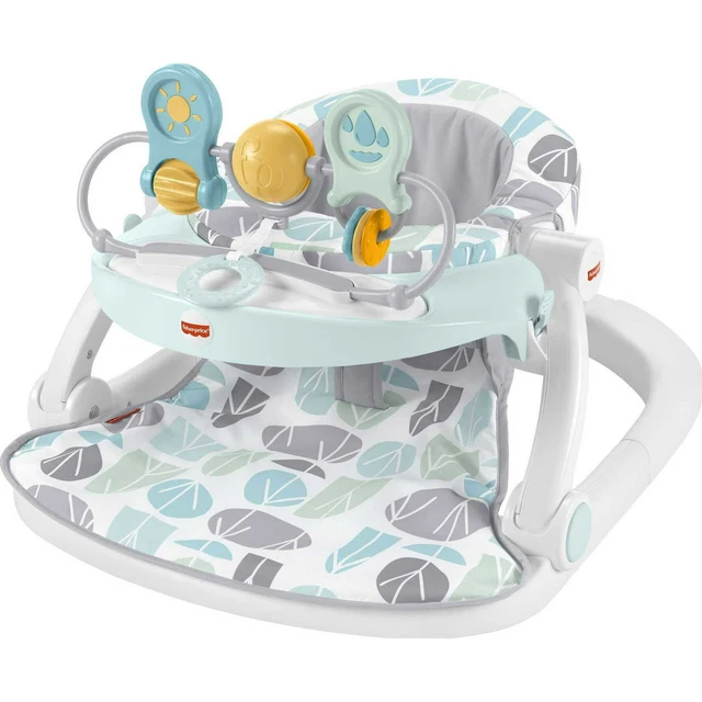 Fisher-Price Deluxe Sit-Me-Up Floor Seat Pebble Stream, Baby Chair*/