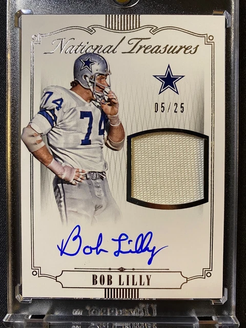 Bob Lilly 2015 National Treasures Jersey Auto 5/25 COWBOYS