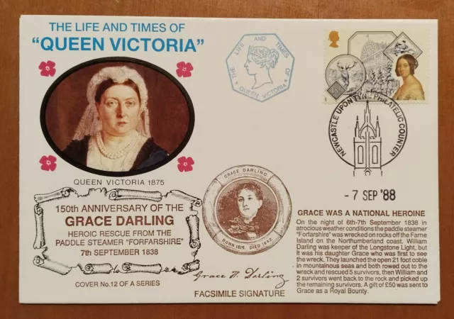GRACE DARLING cover. 150th Anniversary of the heroic rescue of 1832