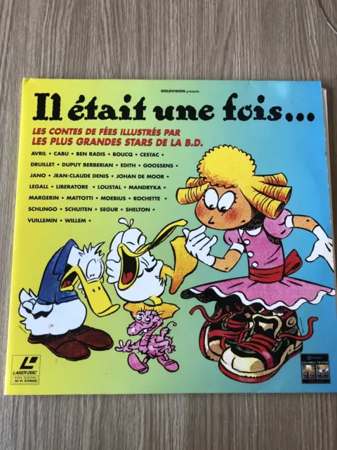 Il Était Une Fois Cabus Jano Moebius Willem Double Laserdisc Français Rare