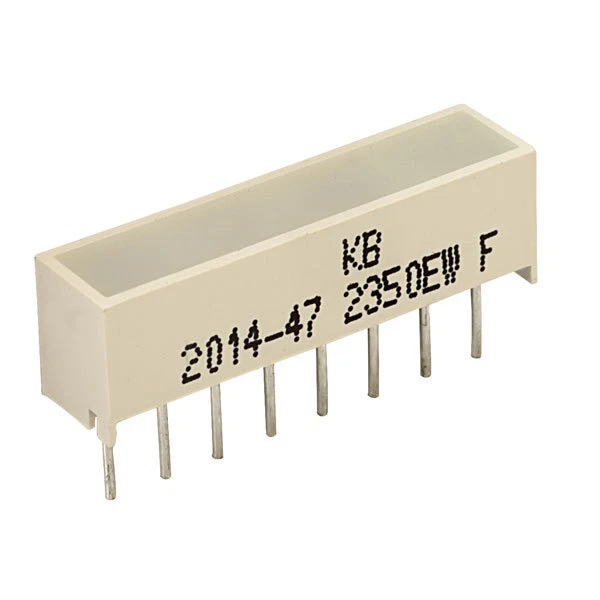 Kingbright KB-2350EW 5mm Rouge 4 Barre Lumière LED