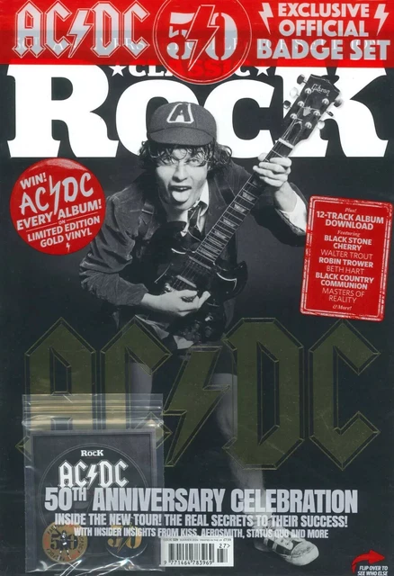 CLASSIC ROCK MAGAZINE Summer 2024 AC/DC 50th Anniversary Collector's ...