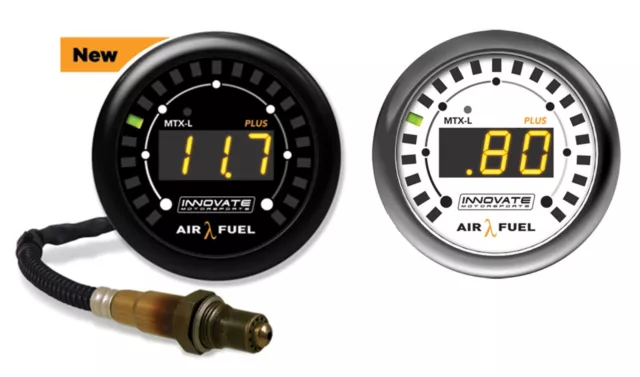 Innovate 39180 MTX-L PLUS Air Fuel A/F Ratio Gauge Kit 8' Cable Bosch LSU4.9 O2