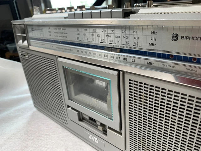 JVC RD-MD5 Boombox Vintage - Radio Cassette - HORS SERVICE, Pour Pièces Uniquement
