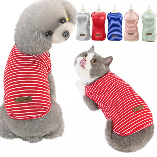 Haustier Kleidung Hundekleidung Sommer Welpen T-Shirt Kleine Hund Katze Weste
