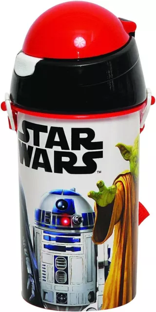 Star Wars Boissons Bouteille Avec Permanent Rabattable Paille Red