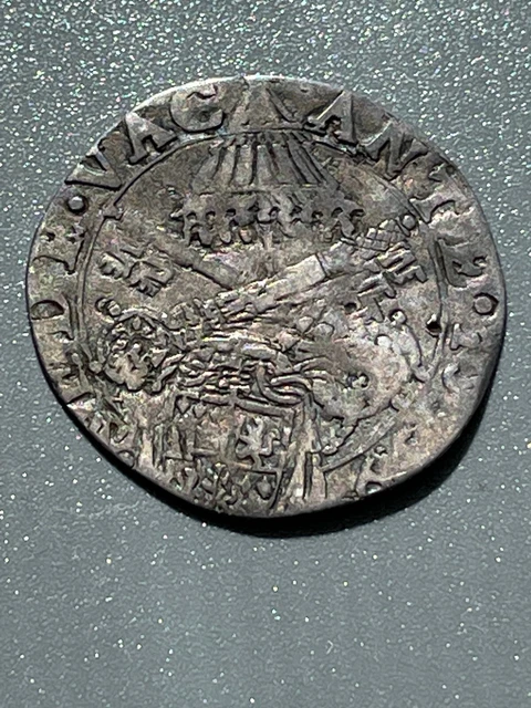 1559 Papal state Silver giulio Sede Vacante Very Rare W.  from Romanumismatics