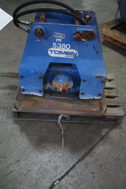 EXCAVATOR hydraulic plate compactor TOMEN 5380 EXCAVATOR hydraulic plate compactor TOMEN 5380