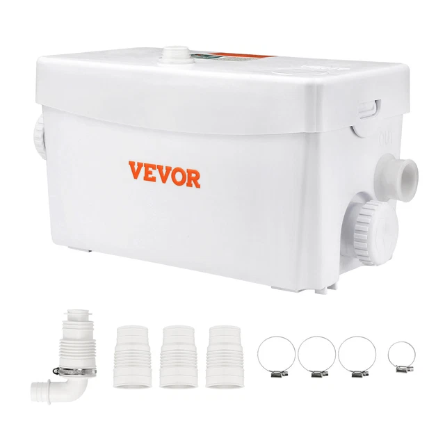 VEVOR VEVOR Pompa Trituratore Per Scarico Bagno Pompa Maceratrice Sanitaria 700W Prevalenza Max - Foto 12