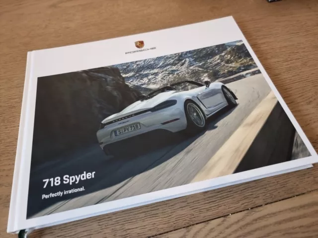 Porsche 718 Spyder Hardback Brochure