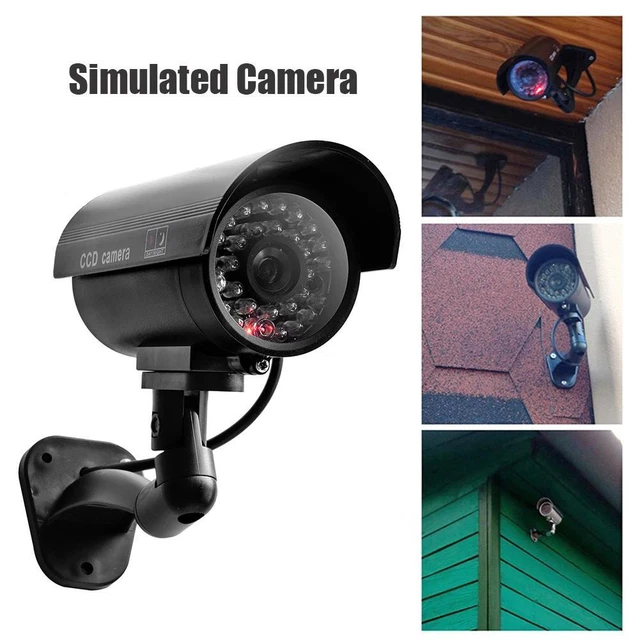 Sonew Deterrenza Visiva Telecamera Sicurezza Finta - CCTV Finto Con LED