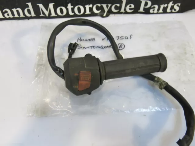 Honda VFR750F RC36 Switchgear and throttle tube right side.